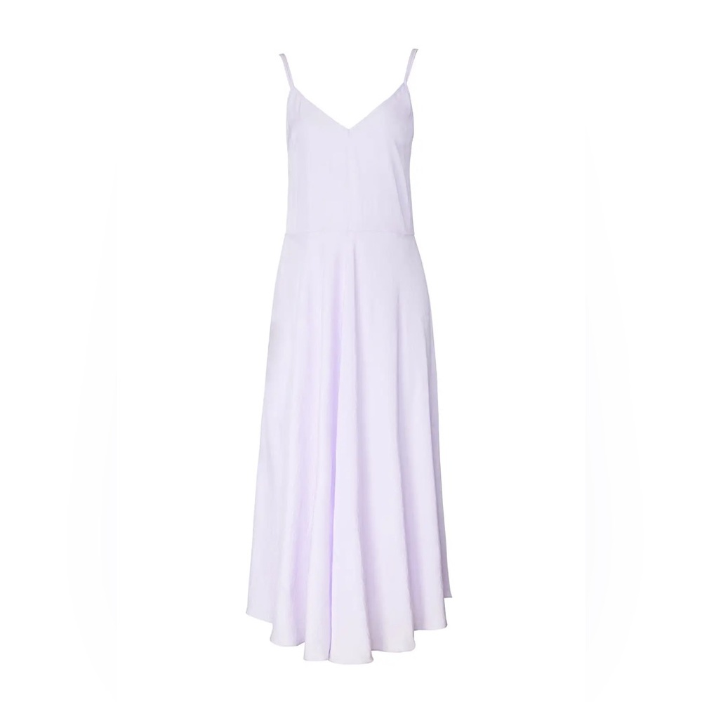 NWT Vince Double Layer Cami Dress in Pale Iris (XXS)